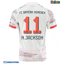 Camisa de Futebol Bayern Munich Nicolas Jackson #11 Equipamento Secundário 2025-26 Manga Curta